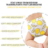 Waterproof Breathable Cotton Potty Training Pants for Babies (Lemon)